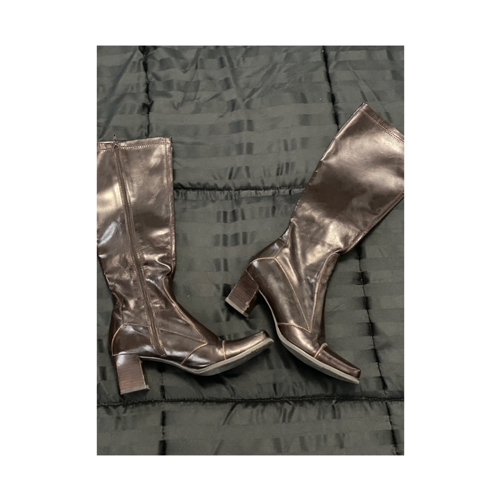 Franco Sarto Brown Leather Boots.